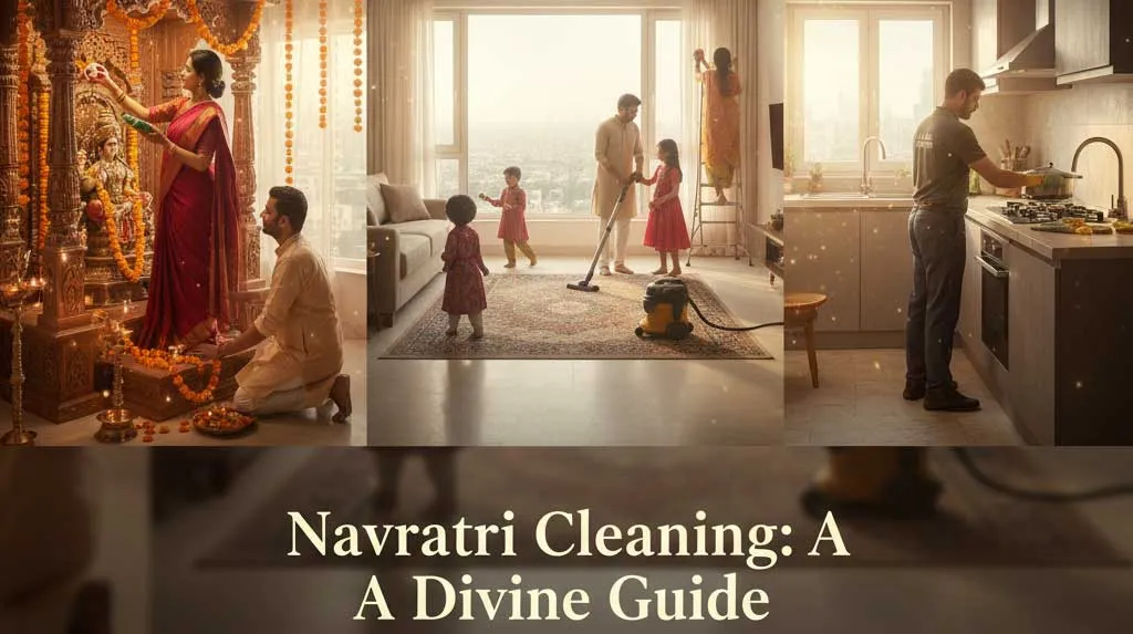Navratri Cleaning: A Divine Guide to Purifying Your Delhi NCR Home with Urban Partner\\\'s Professional Deep Cleaning